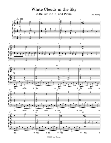 White Clouds in the Sky