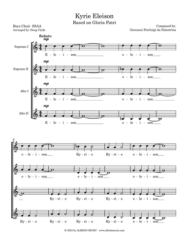 Kyrie Eleison Boys Choir SSAA