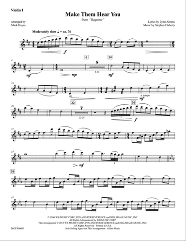 Make Them Hear You: Violin 1