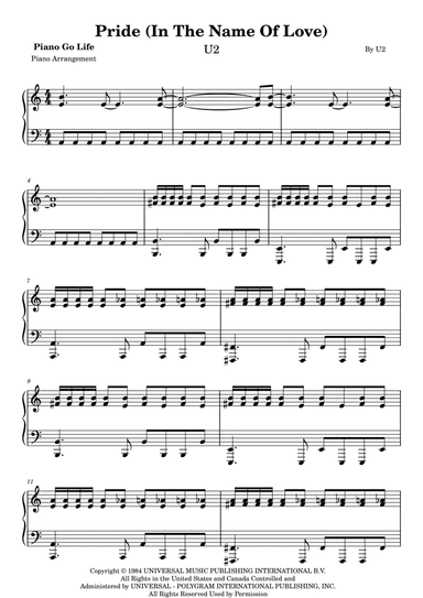 Pride (in The Name Of Love)