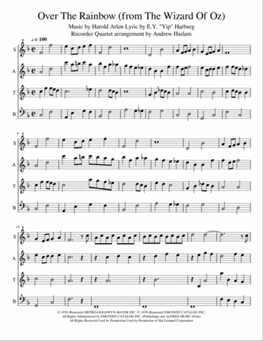 Over The Rainbow (from The Wizard Of Oz)