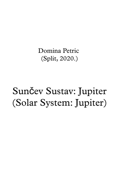 Solar System: Jupiter