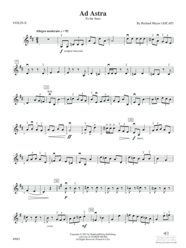 Ad Astra: 2nd Violin