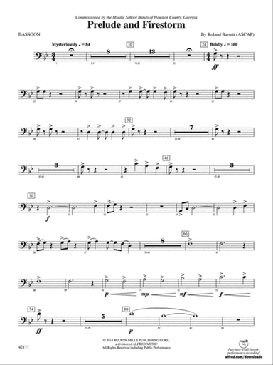 Prelude and Firestorm: Bassoon