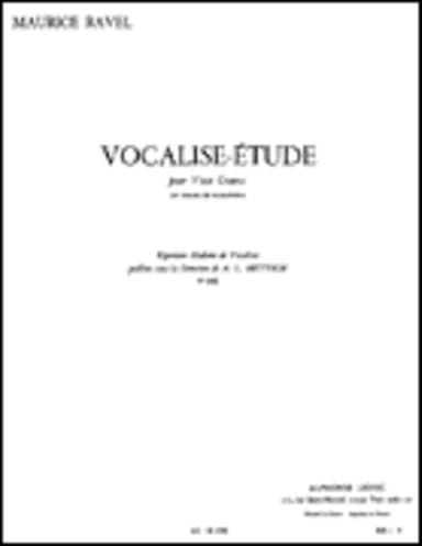 Vocalise-Etude en Forme de Habanera