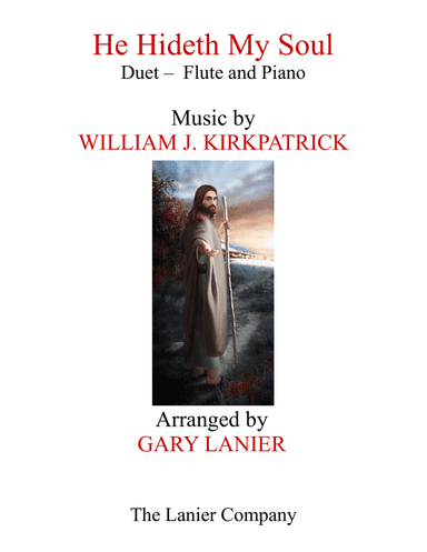 HE HIDETH MY SOUL (Duet - Flute & Piano with Score/Part)