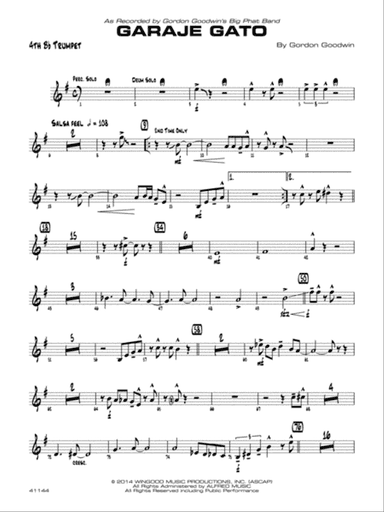 Garaje Gato: 4th B-flat Trumpet