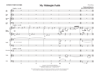 My Midnight Faith - Full Score