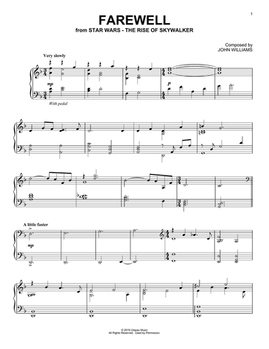 Farewell (from The Rise Of Skywalker)