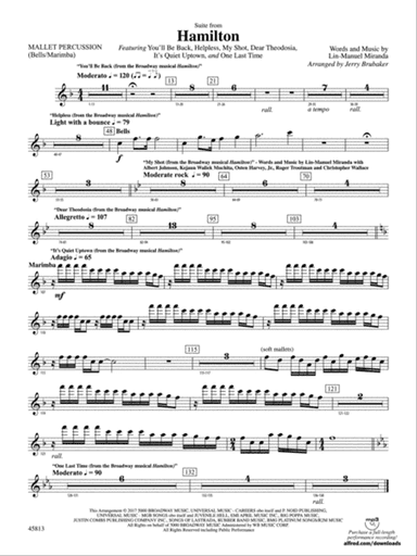 Hamilton, Suite from: Mallets