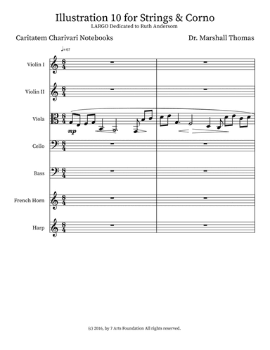 Illustration 10 for Strings & Corno