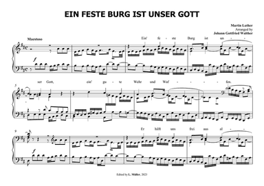 Ein feste Burg ist unser Gott - Johann Gottfried Walther