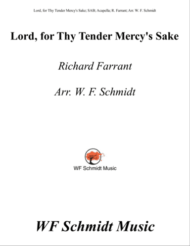Lord, for Thy Tender Mercy's Sake