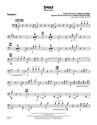 Sway (Quien Sera) - Trombone 2