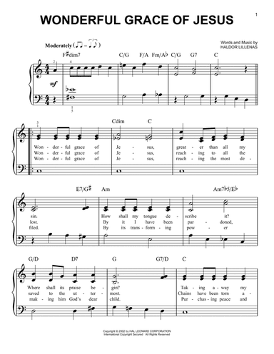 Wonderful Grace Of Jesus