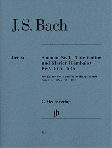 Sonatas for Violin and Piano (Harpsichord) 1-3 BWV 1014-1016
