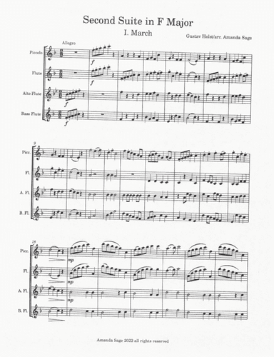Second Suite in F major