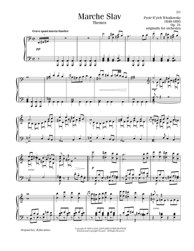 Marche Slav, Op. 31