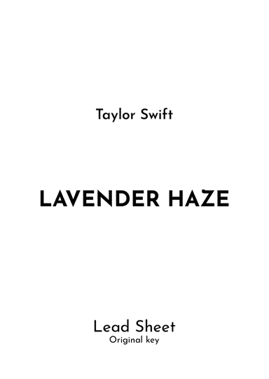 Lavender Haze
