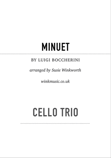 Minuet from String Quintet