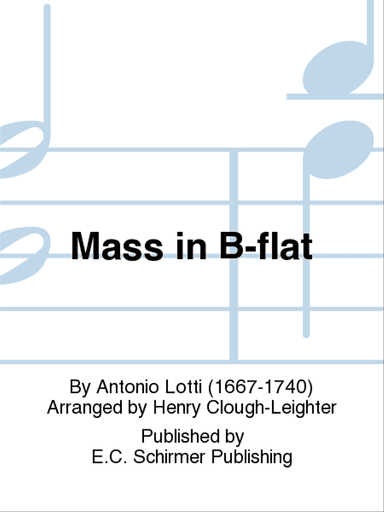 Mass in B-flat