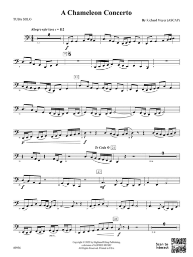A Chameleon Concerto: Solo Tuba