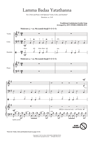 Lamma Badaa Yatathanna