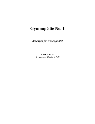 Gymnopedie No. 1