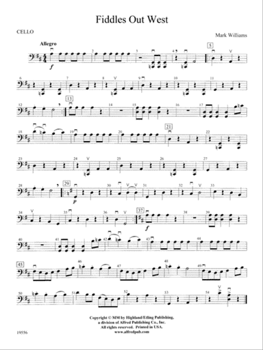 Fiddles Out West: Cello