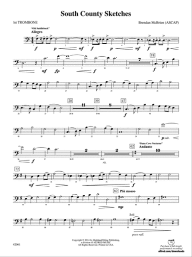 South County Sketches: 1st Trombone