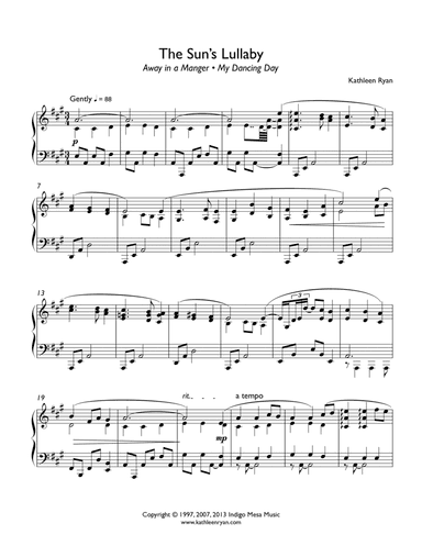 The Sun's Lullaby (Away in a Manger)