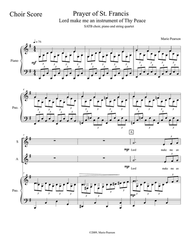 Lord make me an instrument of thy peace