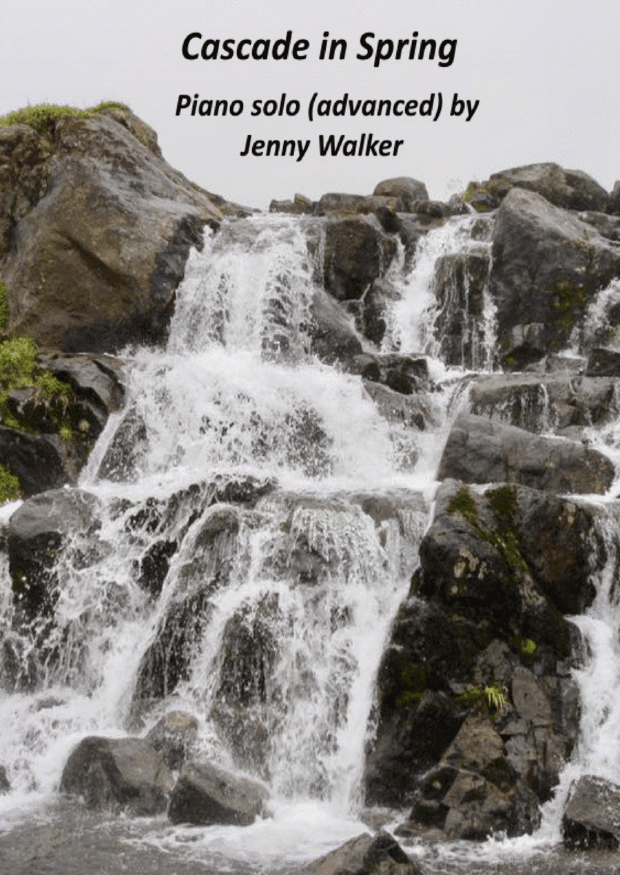 Cascade in Spring - piano (Advanced)