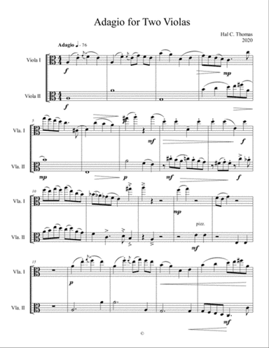 Adagio for Two Violas