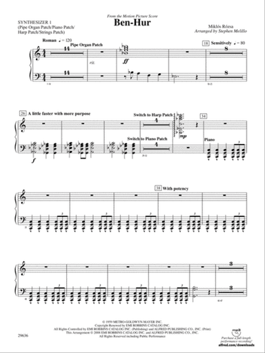Ben-Hur: 1st Synthesizer
