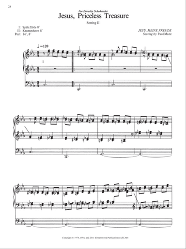 Jesus, Priceless Treasure (Setting II) (Downloadable)
