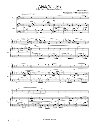 Abide With Me - Flute & Piano Duet