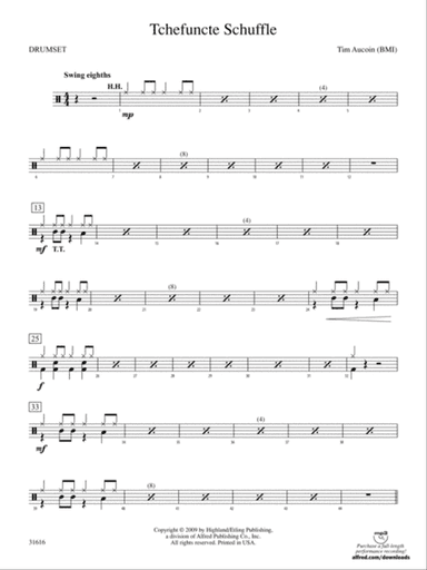 Tchefuncte Shuffle: Drums