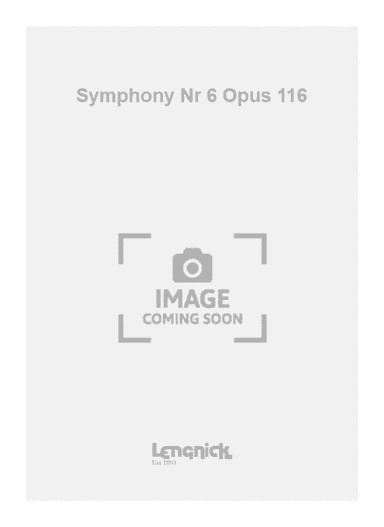 Symphony Nr 6 Opus 116
