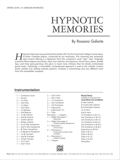 Hypnotic Memories: Score