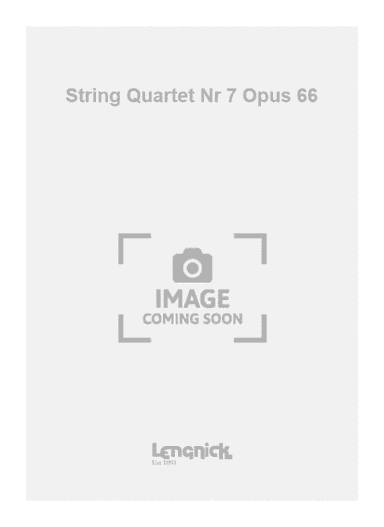 String Quartet Nr 7 Opus 66