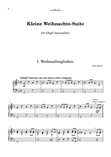 Kleine Weihnachts-Suite