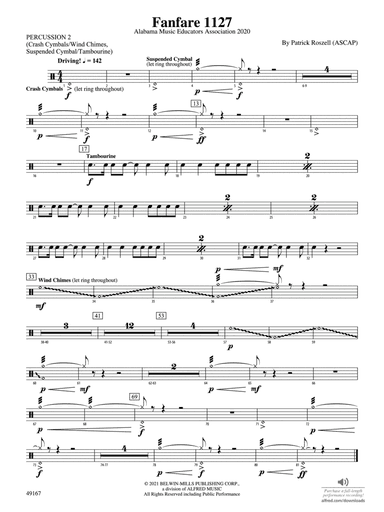 Fanfare 1127: 2nd Percussion