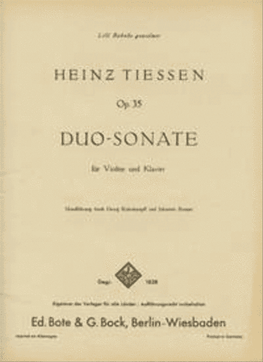 Duo-Sonata op. 35