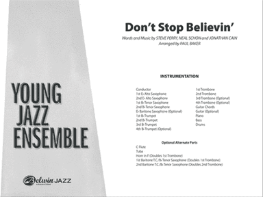Don't Stop Believin': Score