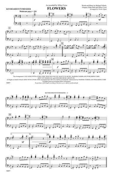 Flowers: Piano Accompaniment