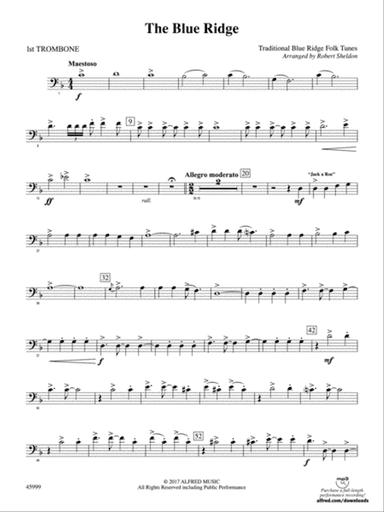 The Blue Ridge: 1st Trombone