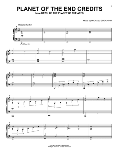 Planet Of The End Credits (from Dawn Of The Planet Of The Apes)