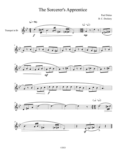 The Sorcerer's Apprentice (Trumpet Solo)
