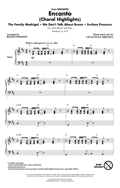 Encanto (Choral Highlights) (arr. Roger Emerson)